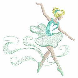 Rippled Ballerina 2 04(Lg) machine embroidery designs