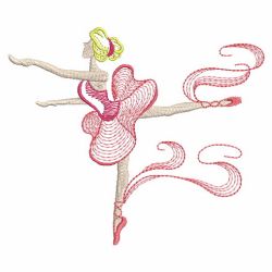 Rippled Ballerina 2 05(Lg) machine embroidery designs