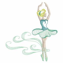 Rippled Ballerina 2 06(Lg) machine embroidery designs