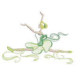 Rippled Ballerina 2 08(Md) machine embroidery designs