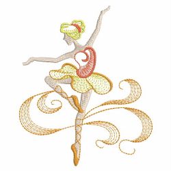 Rippled Ballerina 2 10(Lg) machine embroidery designs