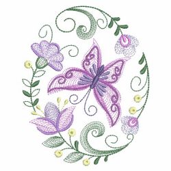 Rippled Butterflies 5 08(Sm) machine embroidery designs