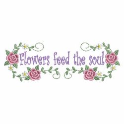 Flowers Feed The Soul 02(Md) machine embroidery designs
