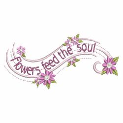 Flowers Feed The Soul 04(Lg) machine embroidery designs