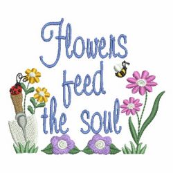 Flowers Feed The Soul 06(Sm) machine embroidery designs