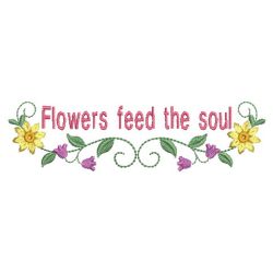 Flowers Feed The Soul 10(Sm) machine embroidery designs