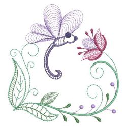 Rippled Dragonflies 3(Md) machine embroidery designs