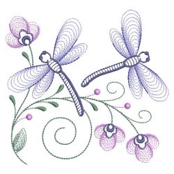 Rippled Dragonflies 3 06(Sm) machine embroidery designs