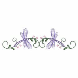 Rippled Dragonflies 3 09(Md) machine embroidery designs