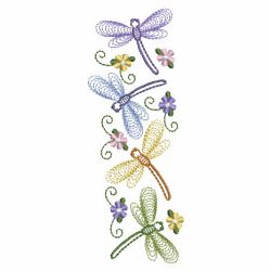 Rippled Dragonflies 3 10(Lg) machine embroidery designs