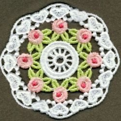 FSL Delicate Rose Doily 2 machine embroidery designs