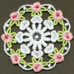 FSL Delicate Rose Doily 2 04 machine embroidery designs