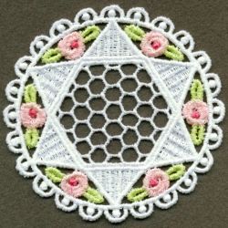 FSL Delicate Rose Doily 2 10 machine embroidery designs