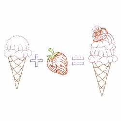 Vintage Ice Cream 01(Md) machine embroidery designs