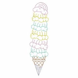 Vintage Ice Cream 04(Md) machine embroidery designs