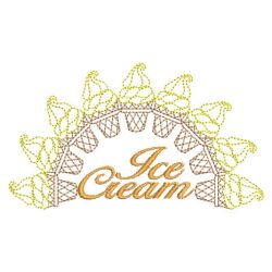 Vintage Ice Cream 11(Lg) machine embroidery designs