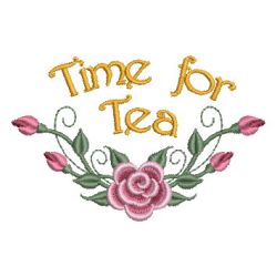 Time For Tea machine embroidery designs