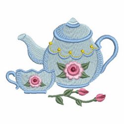 Time For Tea 07 machine embroidery designs