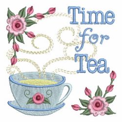 Time For Tea 09 machine embroidery designs