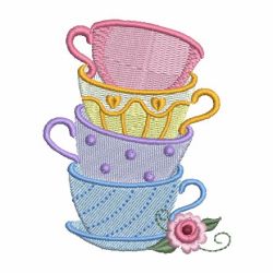 Time For Tea 11 machine embroidery designs