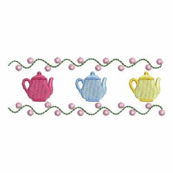 Time For Tea 12 machine embroidery designs