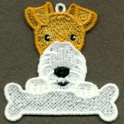 FSL Dogs With Bone 07 machine embroidery designs