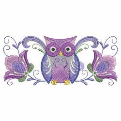 Rosemaling Owl 03 machine embroidery designs