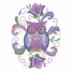 Rosemaling Owl 05 machine embroidery designs