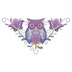 Rosemaling Owl 06 machine embroidery designs