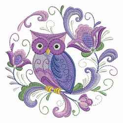 Rosemaling Owl 07