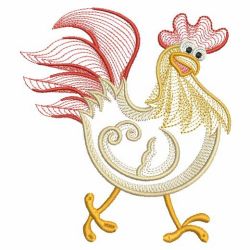 Rippled Farm Animals(Lg) machine embroidery designs