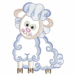 Rippled Farm Animals 03(Lg) machine embroidery designs