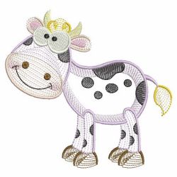 Rippled Farm Animals 10(Md) machine embroidery designs