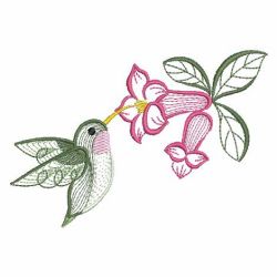 Rippled Hummingbirds 3 01(Lg) machine embroidery designs