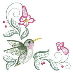 Rippled Hummingbirds 3 02(Sm) machine embroidery designs