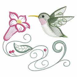 Rippled Hummingbirds 3 03(Sm) machine embroidery designs