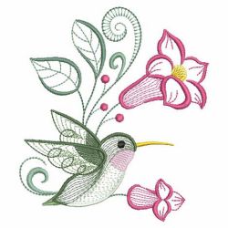 Rippled Hummingbirds 3 07(Md) machine embroidery designs