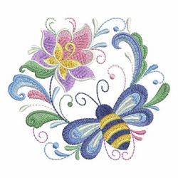 Rosemaling Bee 10 machine embroidery designs