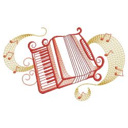 Music Notes 3 11(Sm) machine embroidery designs