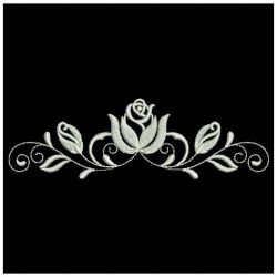 White Work Roses 4 02(Lg) machine embroidery designs