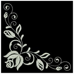 White Work Roses 4 07(Md) machine embroidery designs