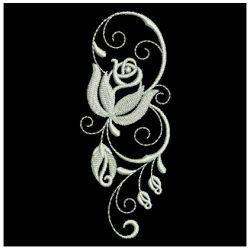 White Work Roses 4 09(Sm) machine embroidery designs