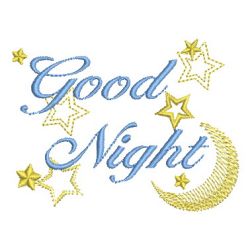 Good Night 07 machine embroidery designs