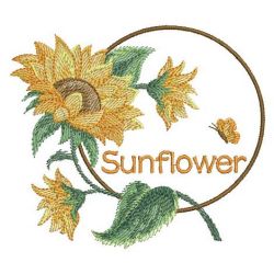 Watercolor Sunflowers 09(Md) machine embroidery designs