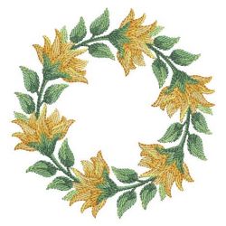 Watercolor Sunflowers 10(Sm) machine embroidery designs