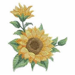 Watercolor Sunflowers 14(Lg) machine embroidery designs