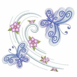 Petals In Flight(Lg) machine embroidery designs