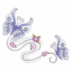 Petals In Flight 04(Lg) machine embroidery designs