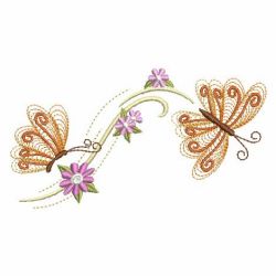 Petals In Flight 06(Lg) machine embroidery designs