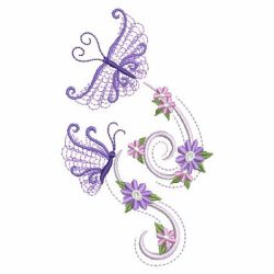 Petals In Flight 08(Lg) machine embroidery designs